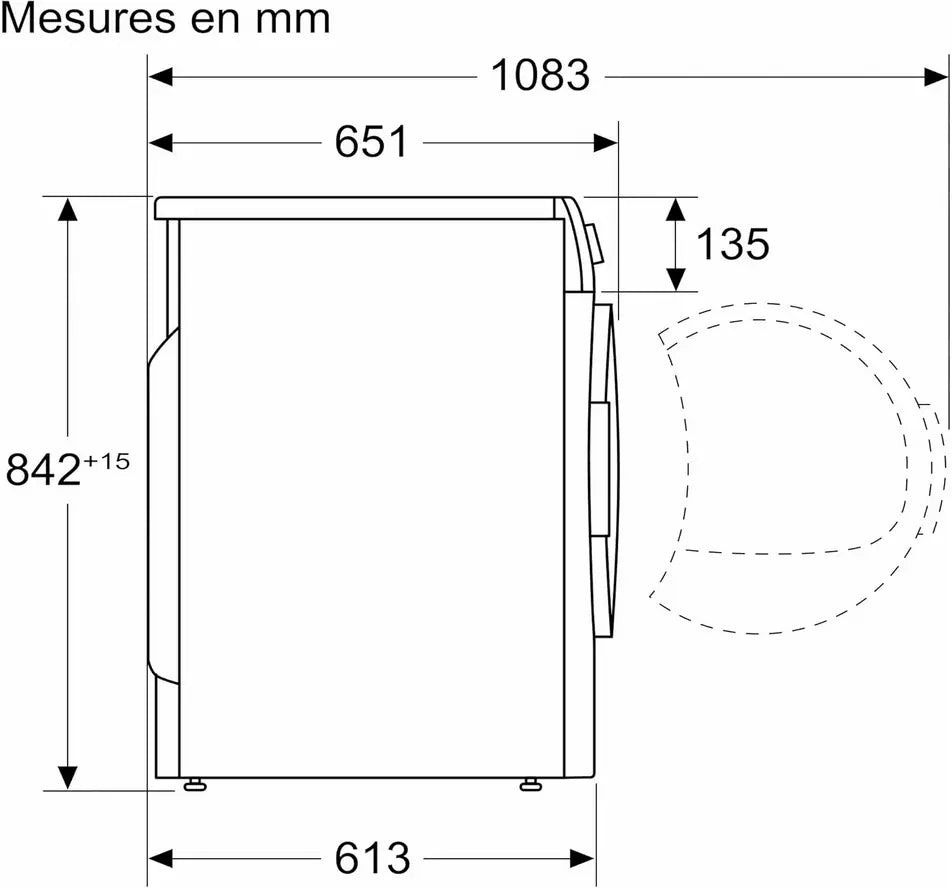 Bosch Electroménager Sèche-linge, Blanche, 8,0 kg