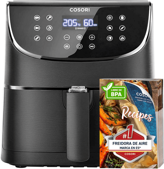 COSORI Freidora de Aire Duradera 5.5 L Air Fryer 1700W, Tecnología Rapid Air