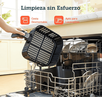 COSORI Freidora de Aire Duradera 5.5 L Air Fryer 1700W, Tecnología Rapid Air